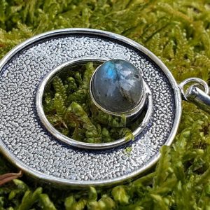pendentif labradorite bleue, collier pour femme et pierre naturelle