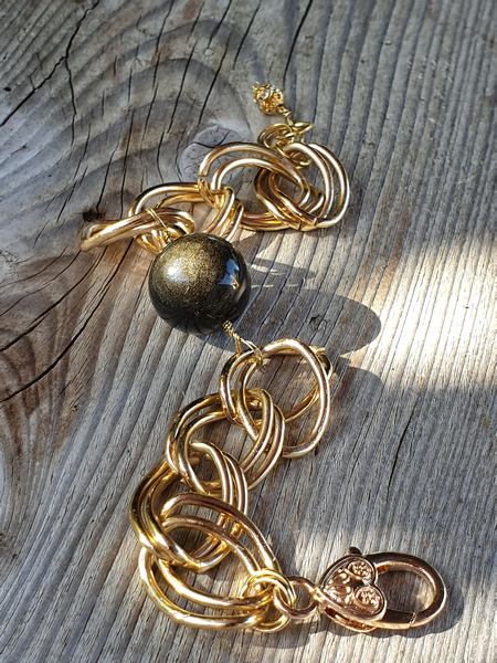 Bracelet De Cheville Doré Pour Femme – Chaîne Cuban Link Avec Pendentif Fleur – Longueur Réglable 20+5 Cm