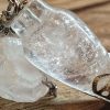 Pendule en véritable cristal de roche, inspiration elfique