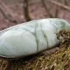 Bague larsonite, pierre naturelle de jaspe rare