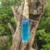 pointe quartz aura moulée dans résine epoxy pour en faire un pendule et pendentif